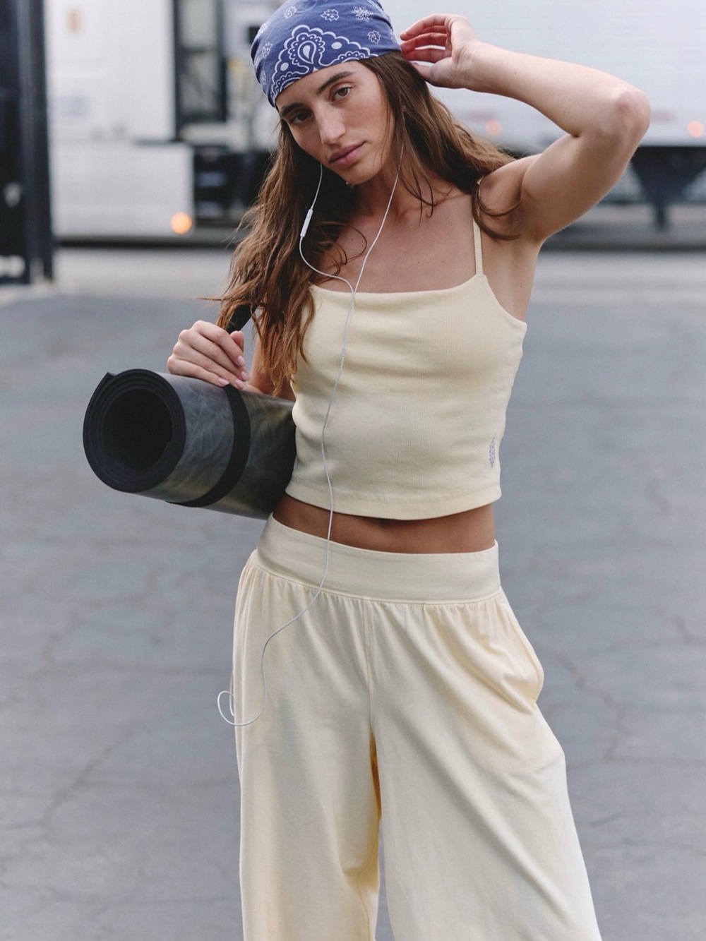 Free People Hot Shot Strappy Set
